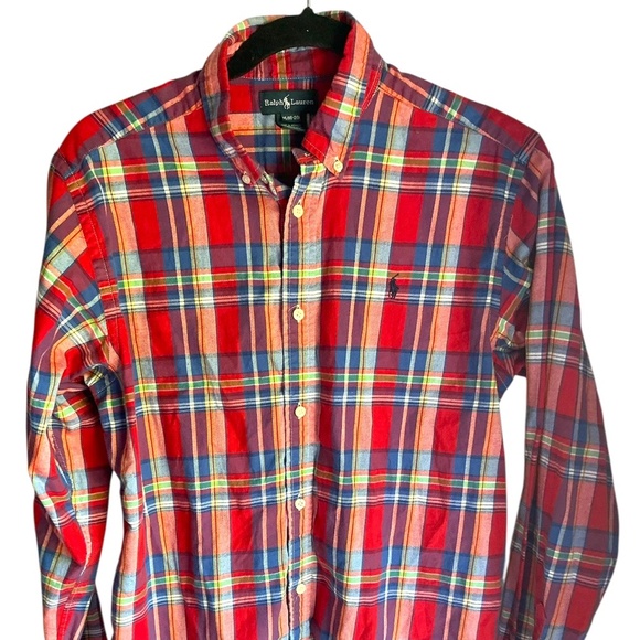 Ralph Lauren Plaid Kids Button Down Shirt - Picture 1 of 7